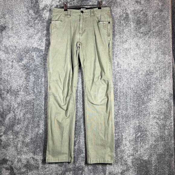 Off The Grid Trailblazer Pants Mens 33x34 Green Standard Fit Outdoor Workwear - Picture 1 of 9